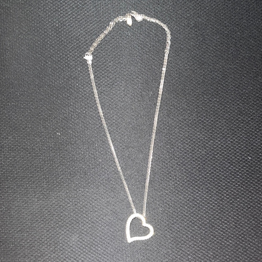 Swarovski; heart necklace; w/ Swarovski extender; excellent condition